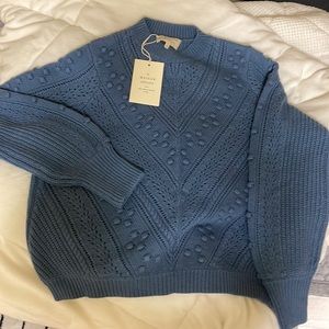 Sezane blue NWT Sweater